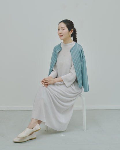 薄氷 - Cashmere long dress -
