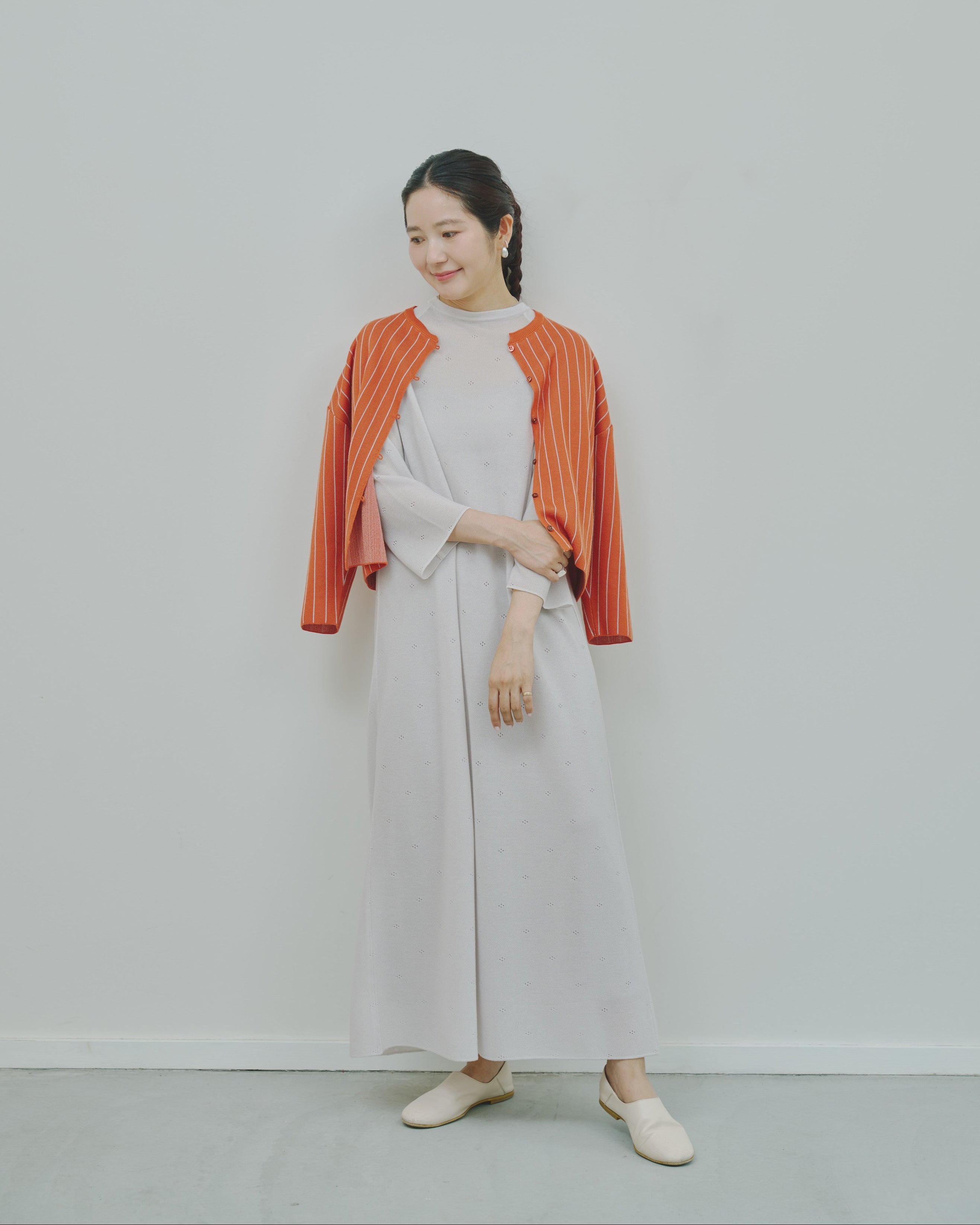 薄氷 - Cashmere long dress -