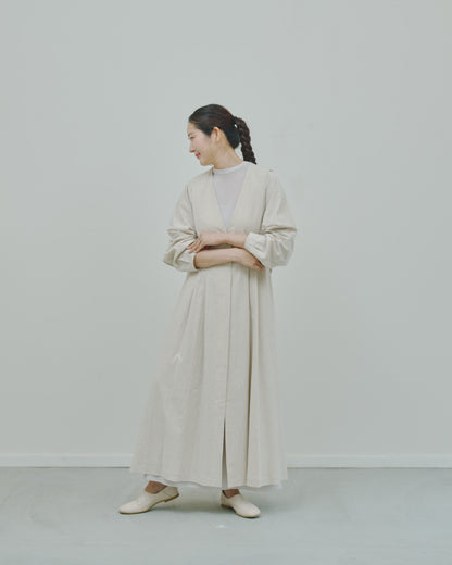 野霧 - Linen&Cotton stretch coat -