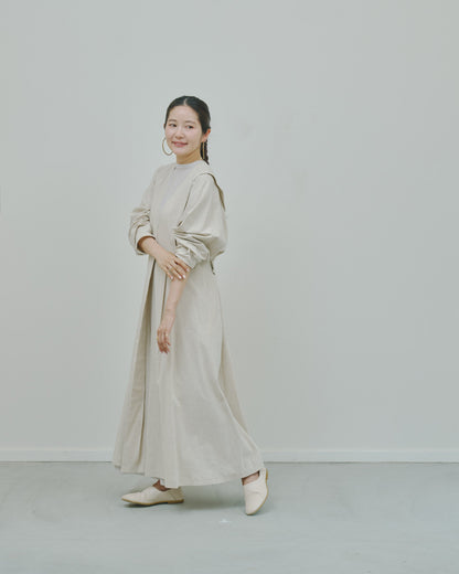野霧 - Linen&Cotton stretch coat -