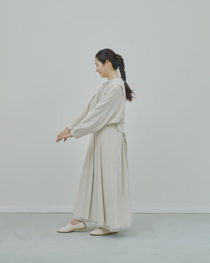 野霧 - Linen&Cotton stretch coat -