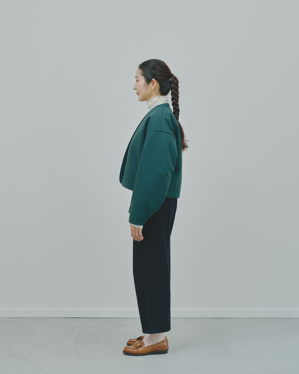 冬芽 - Jacquard Padded Jacket -