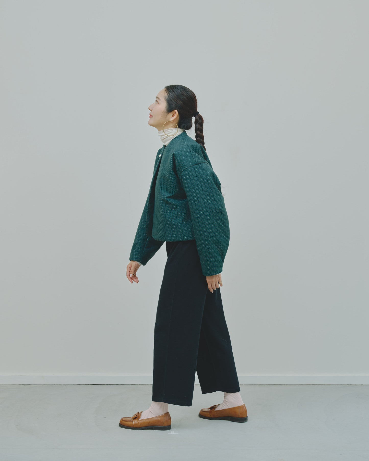 冬芽 - Jacquard Padded Jacket -