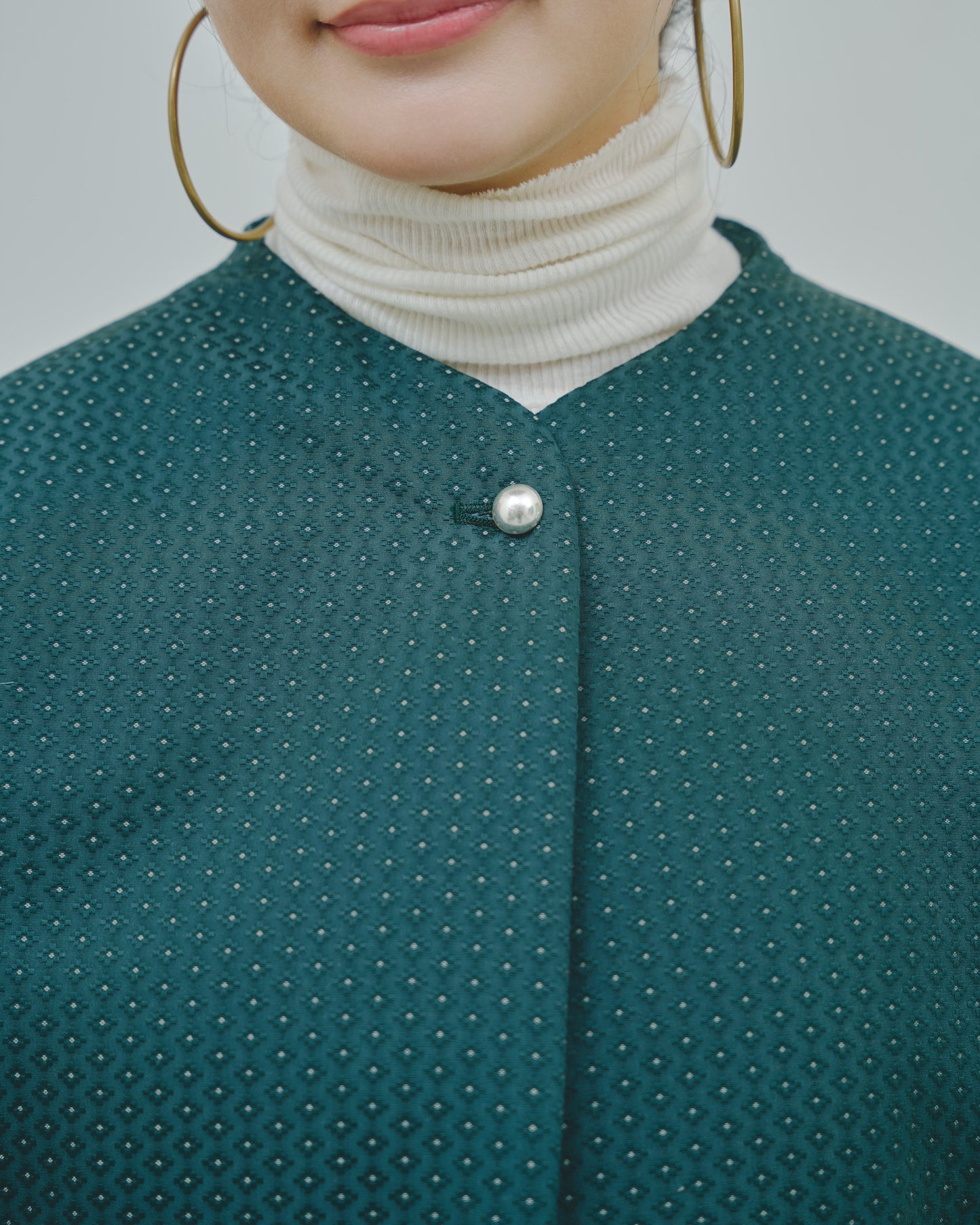 冬芽 - Jacquard Padded Jacket -