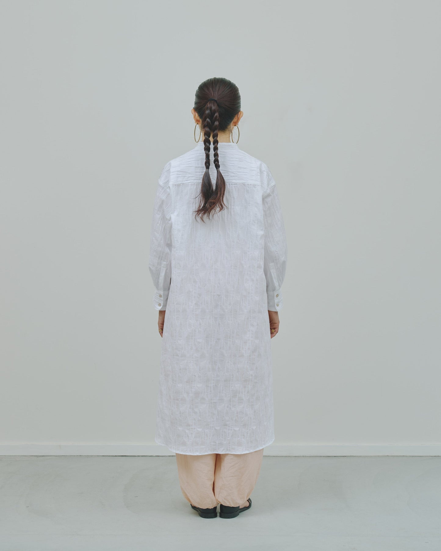 さざ波 - Cotton shirt dress -