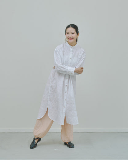 さざ波 - Cotton shirt dress -