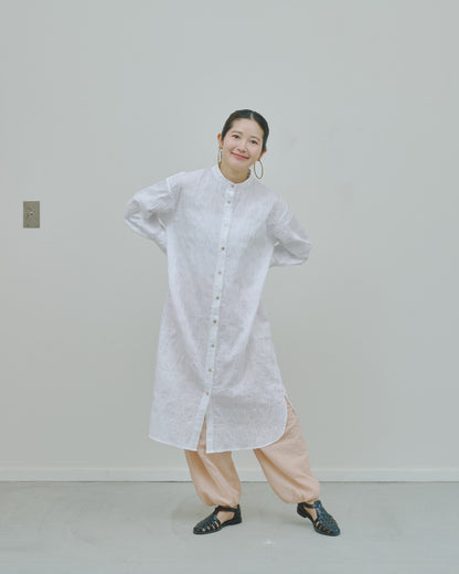 さざ波 - Cotton shirt dress -
