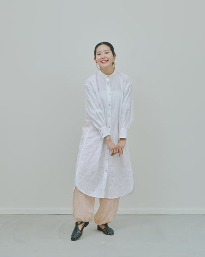 さざ波 - Cotton shirt dress -