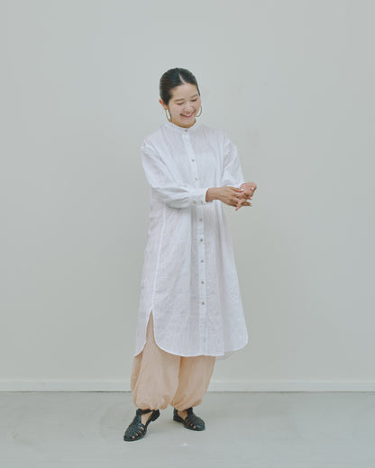 さざ波 - Cotton shirt dress -