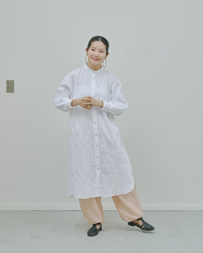 さざ波 - Cotton shirt dress -