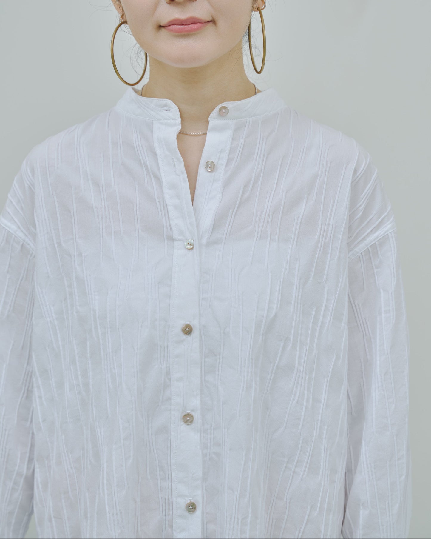 さざ波 - Cotton shirt dress -