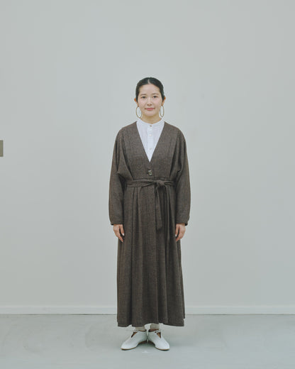 豊穣 - Wool tweed coat -