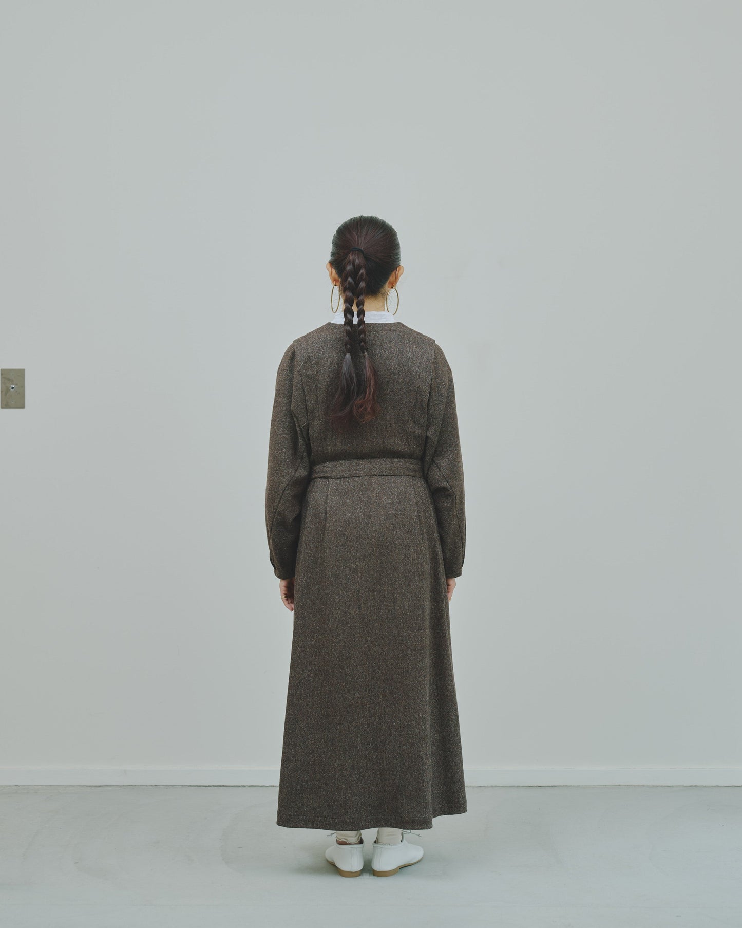 豊穣 - Wool tweed coat -