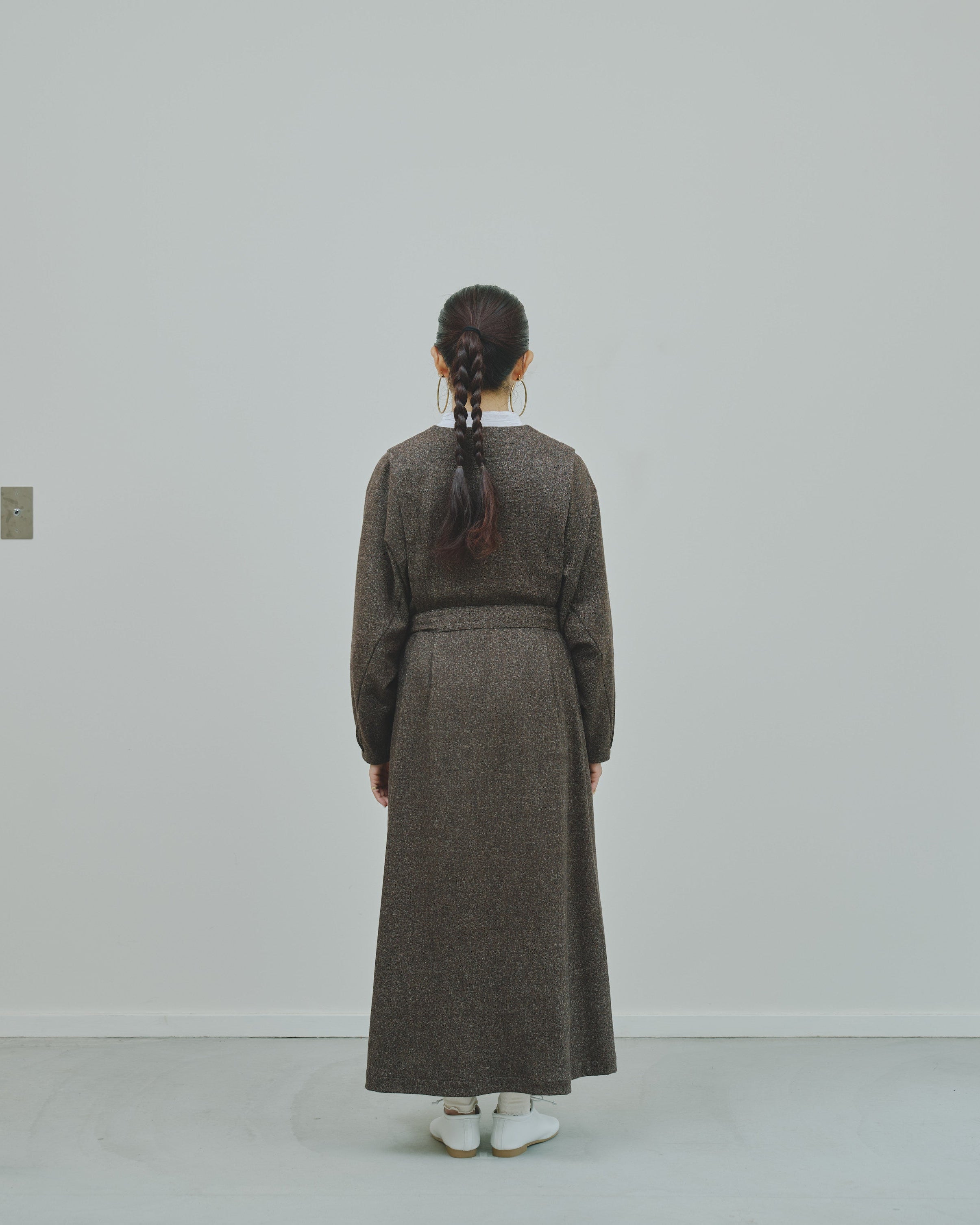 豊穣 - Wool tweed coat -