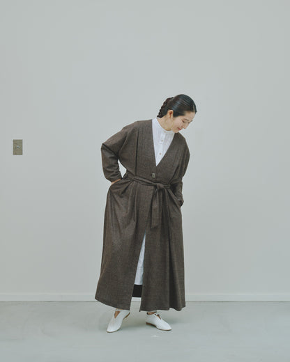 豊穣 - Wool tweed coat -