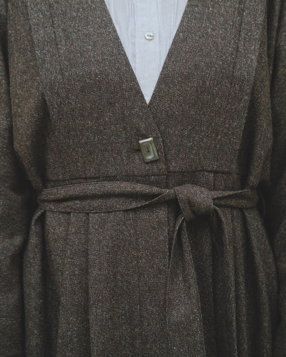 豊穣 - Wool tweed coat -