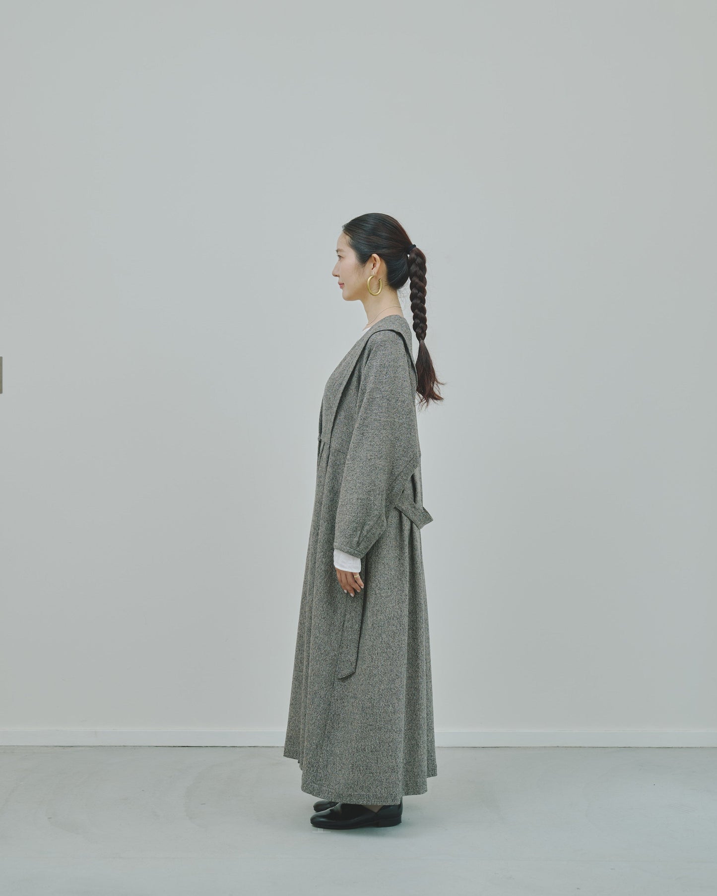 豊穣 - Wool tweed coat -