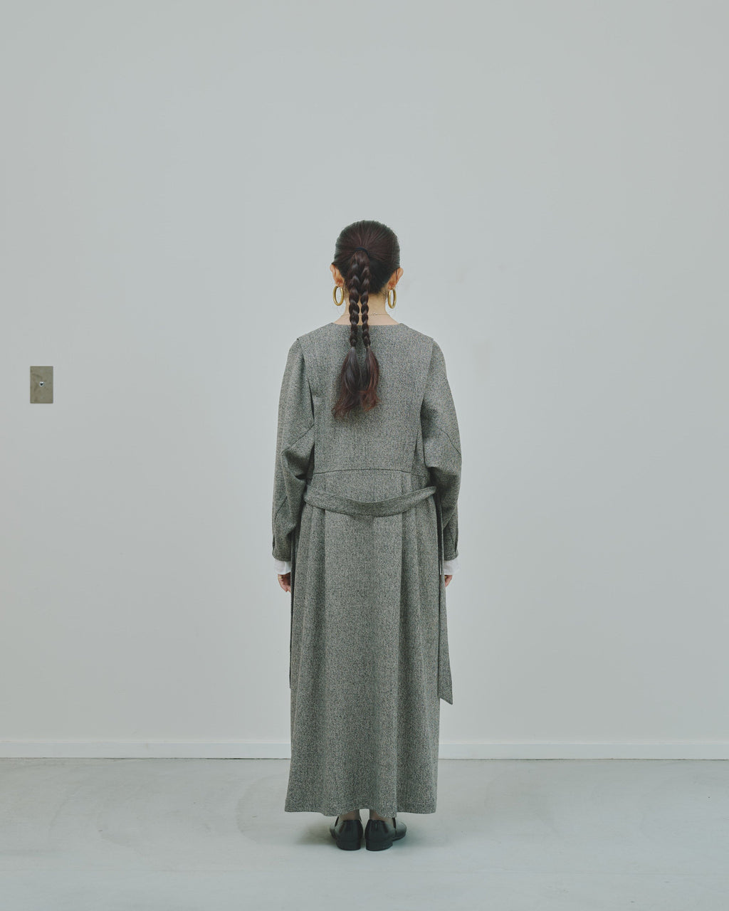 豊穣 - Wool tweed coat -