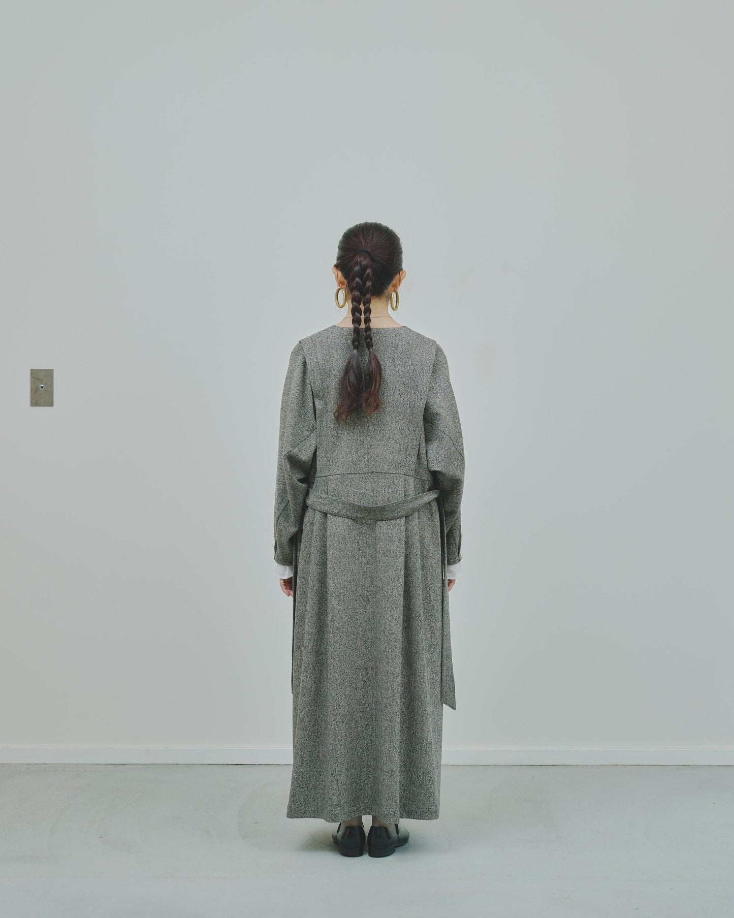 豊穣 - Wool tweed coat -