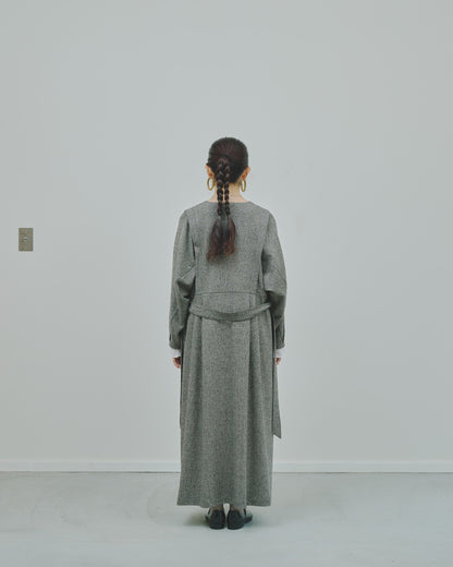 豊穣 - Wool tweed coat -
