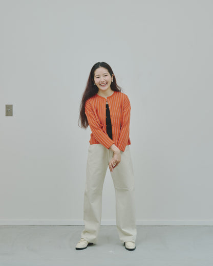 日々 - Cashmere jacquard cardigan -
