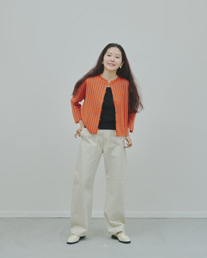 日々 - Cashmere jacquard cardigan -