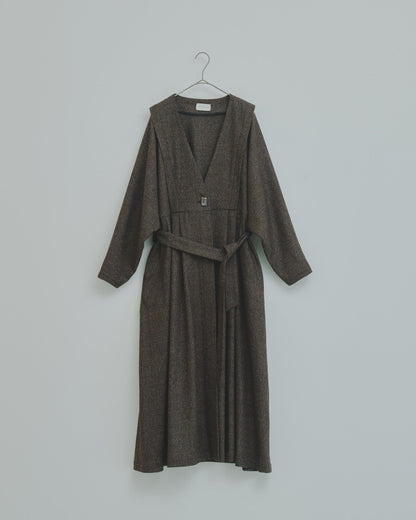 豊穣 - Wool tweed coat -