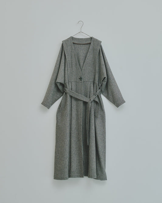 豊穣 - Wool tweed coat -
