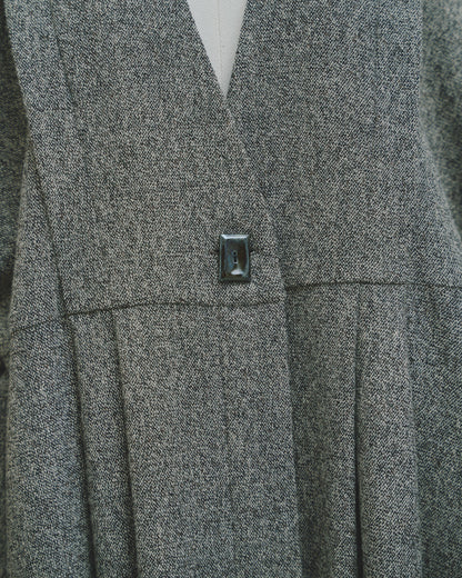 豊穣 - Wool tweed coat -