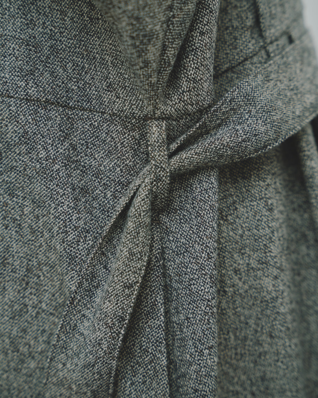 豊穣 - Wool tweed coat -
