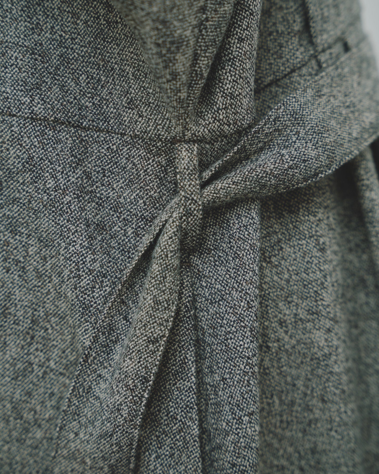 豊穣 - Wool tweed coat -