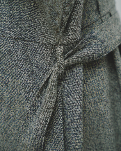 豊穣 - Wool tweed coat -