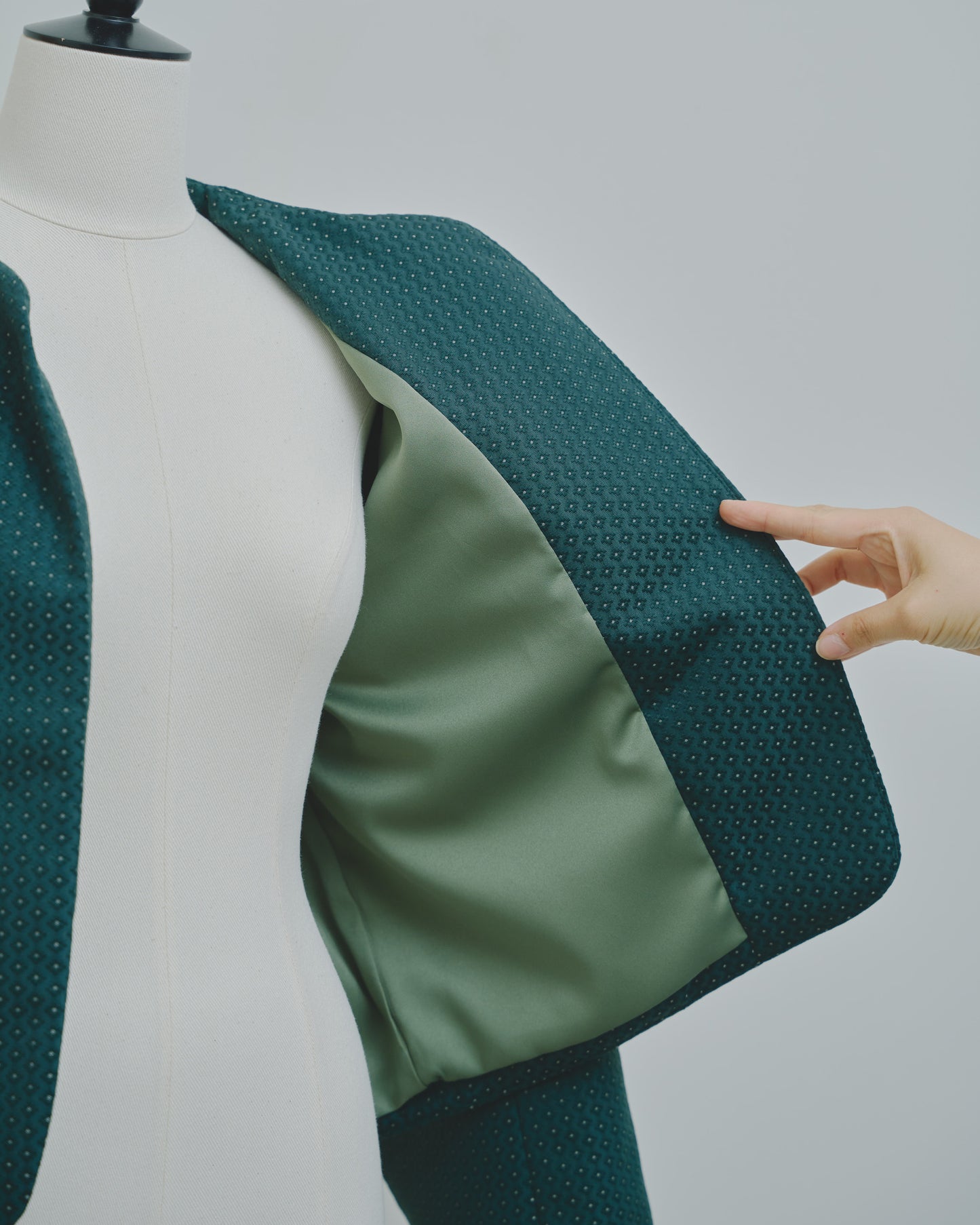 冬芽 - Jacquard Padded Jacket -