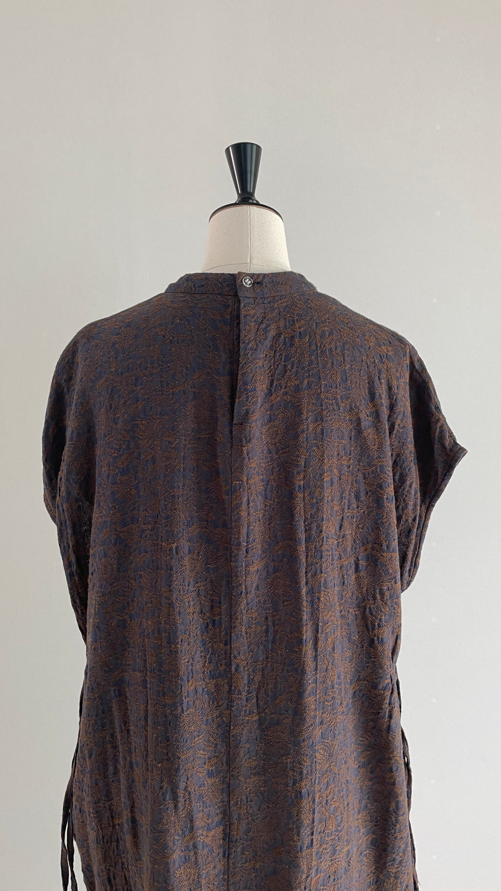 夏影 - Cotton Floral Jacquard Dress -