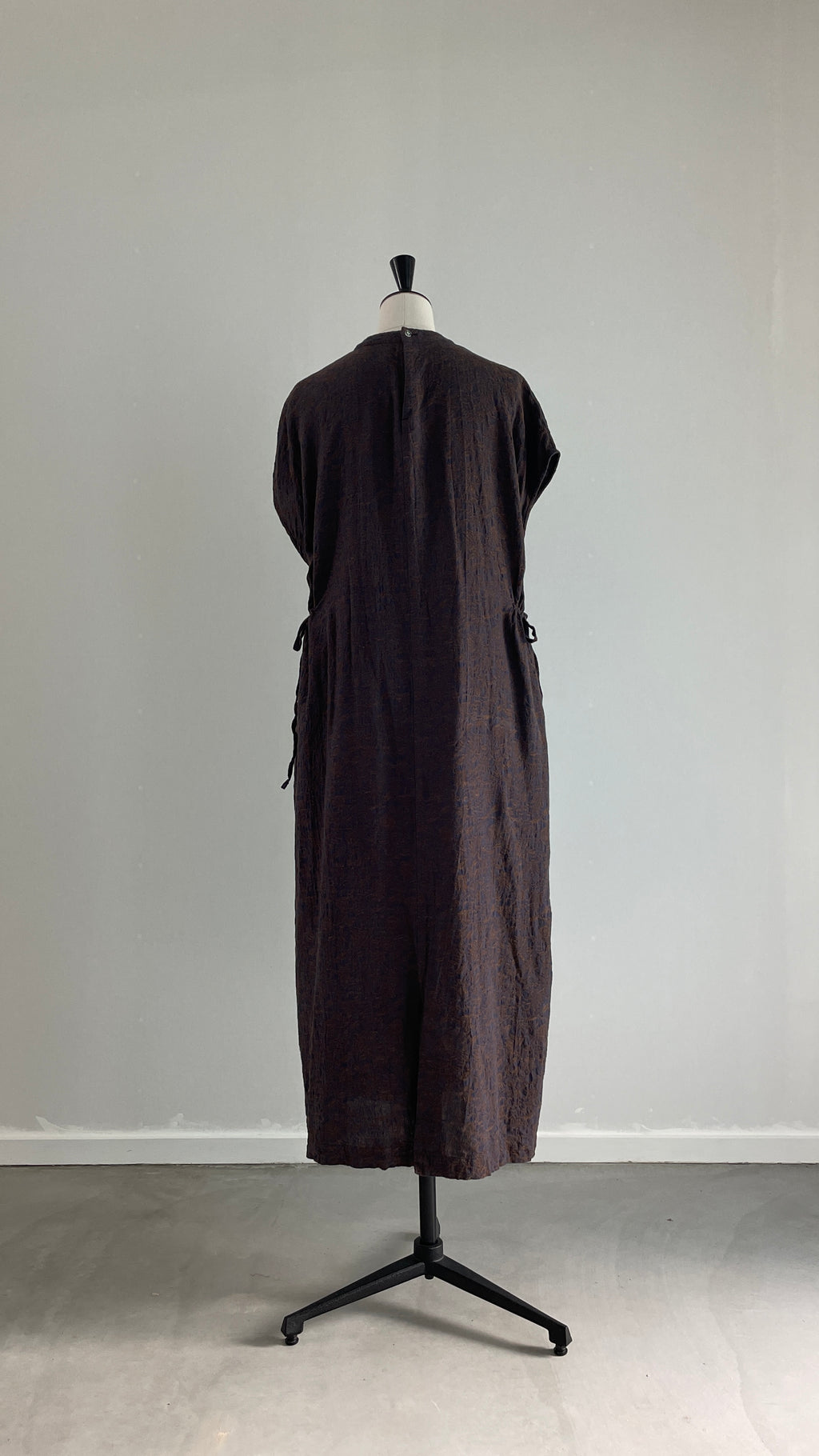 夏影 - Cotton Floral Jacquard Dress -