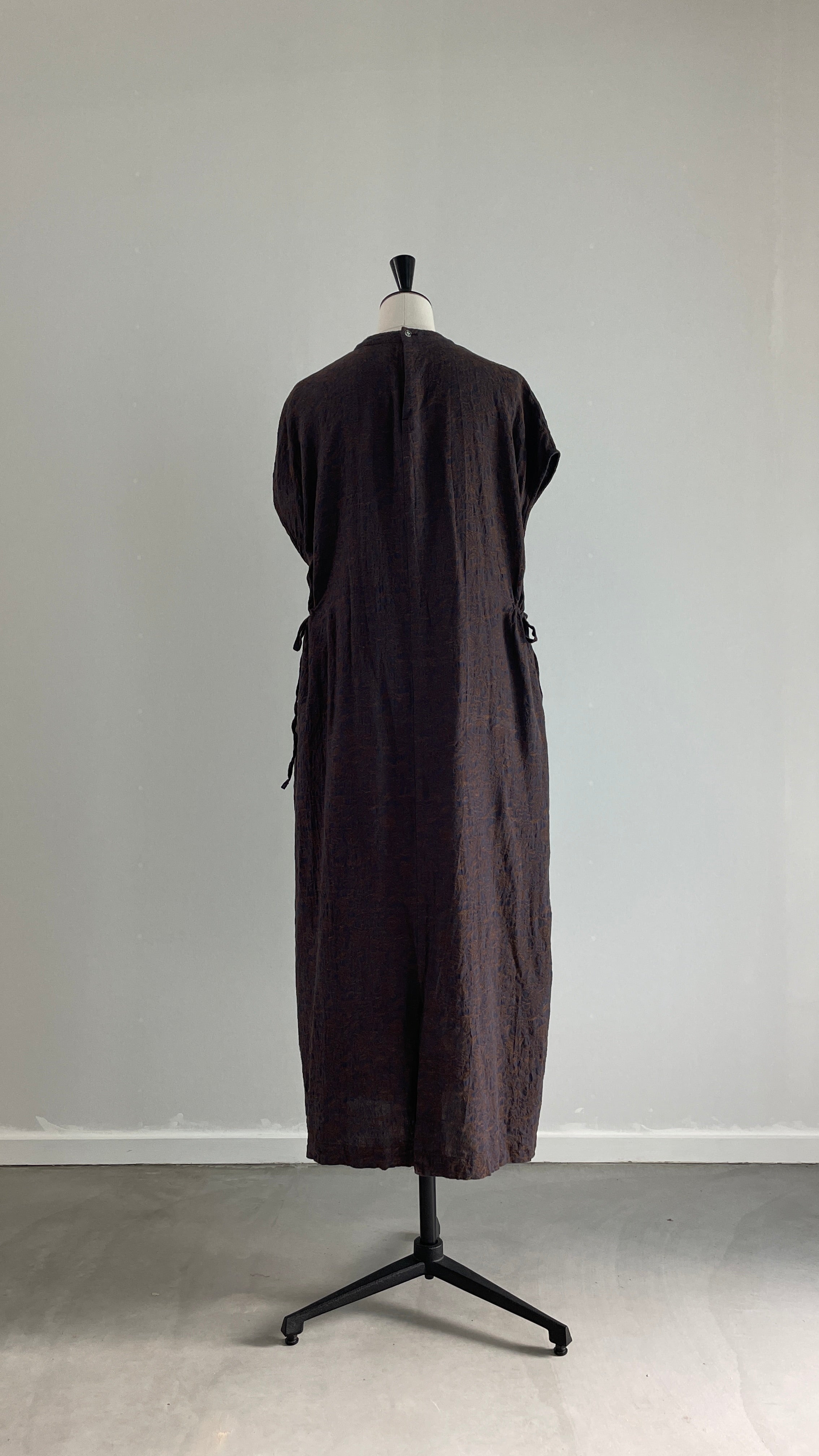 夏影 - Cotton Floral Jacquard Dress -