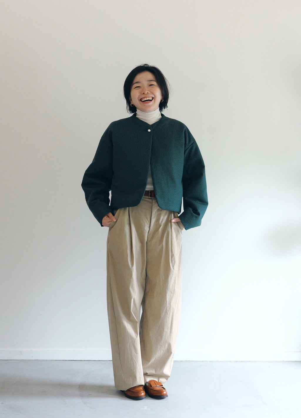 冬芽 - Jacquard Padded Jacket -