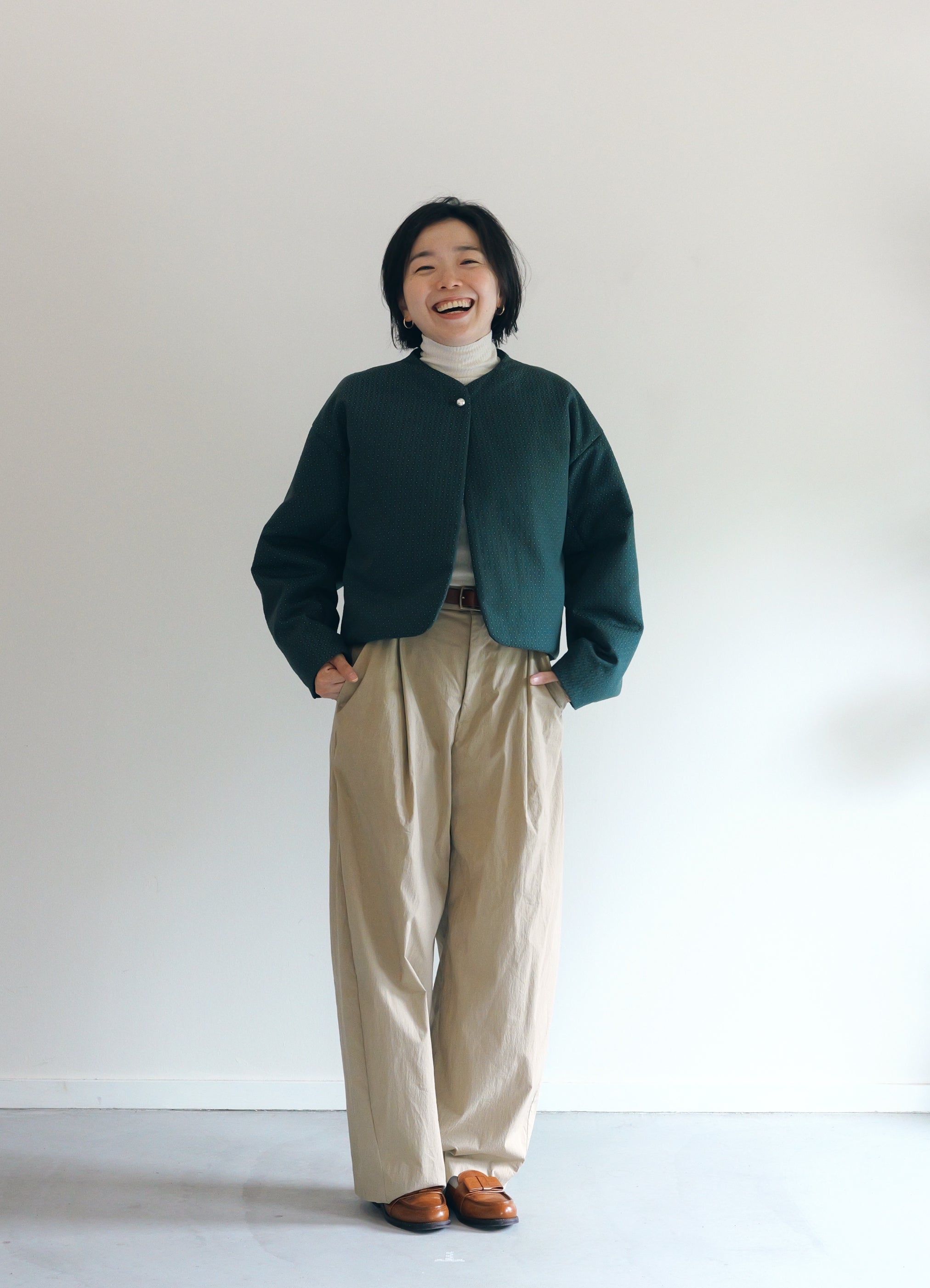冬芽 - Jacquard Padded Jacket -