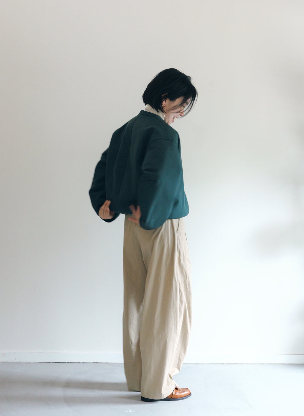 冬芽 - Jacquard Padded Jacket -