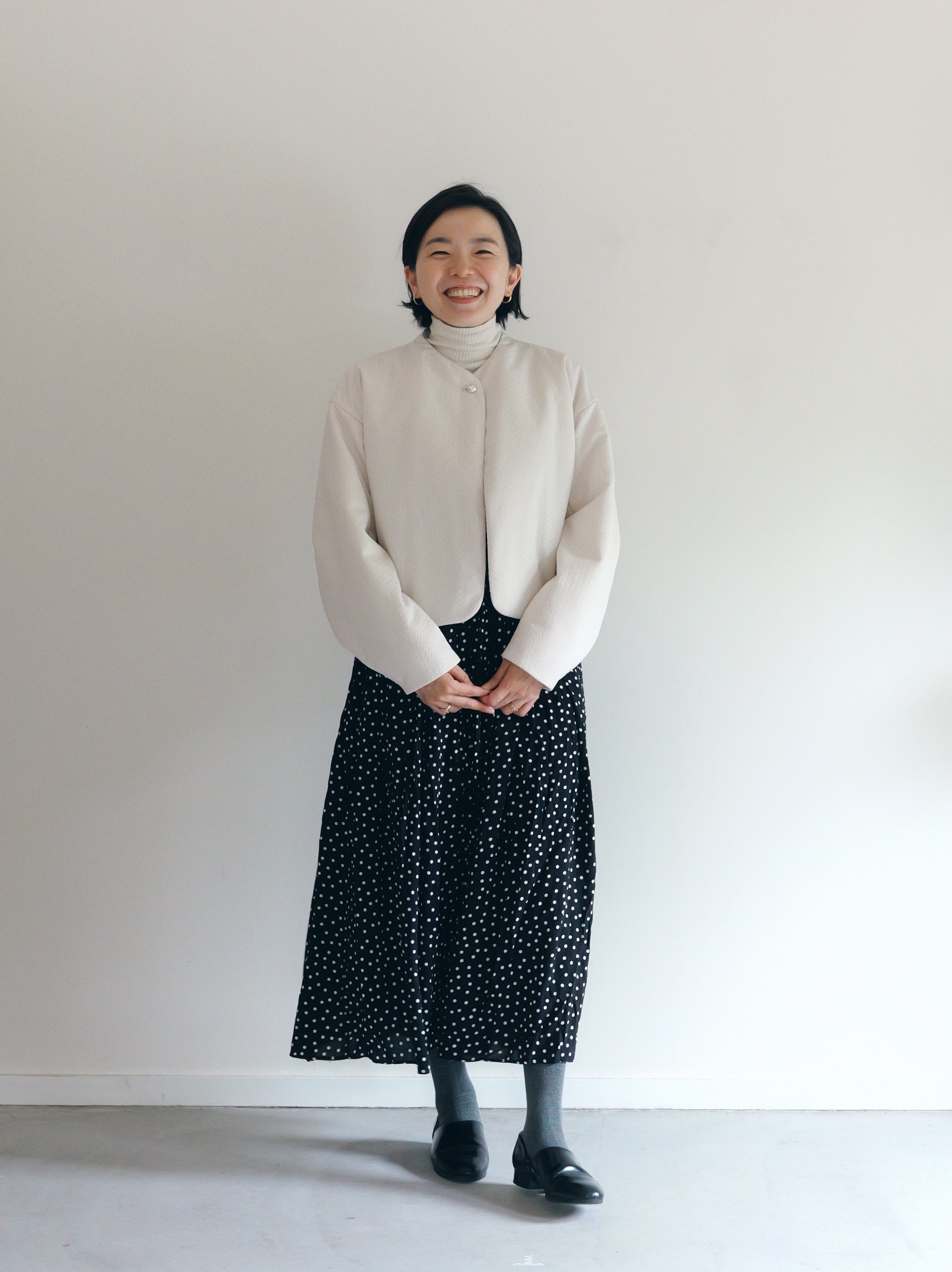 冬芽 - Jacquard Padded Jacket -