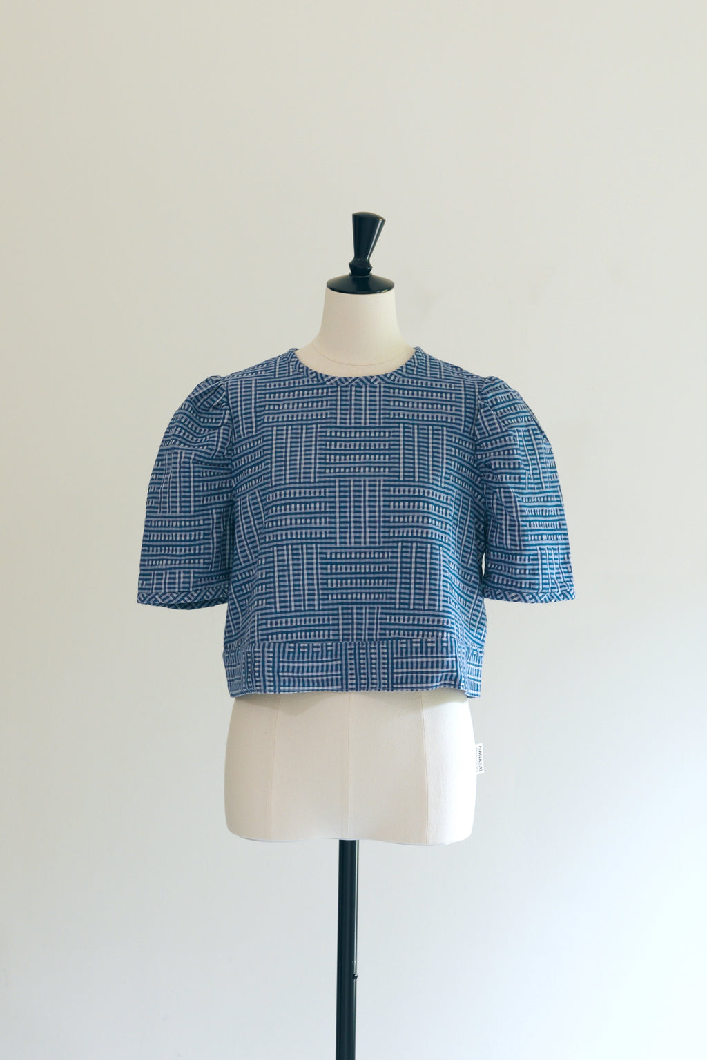 白雲 - Banshu-Ori Jacquard Blouse -