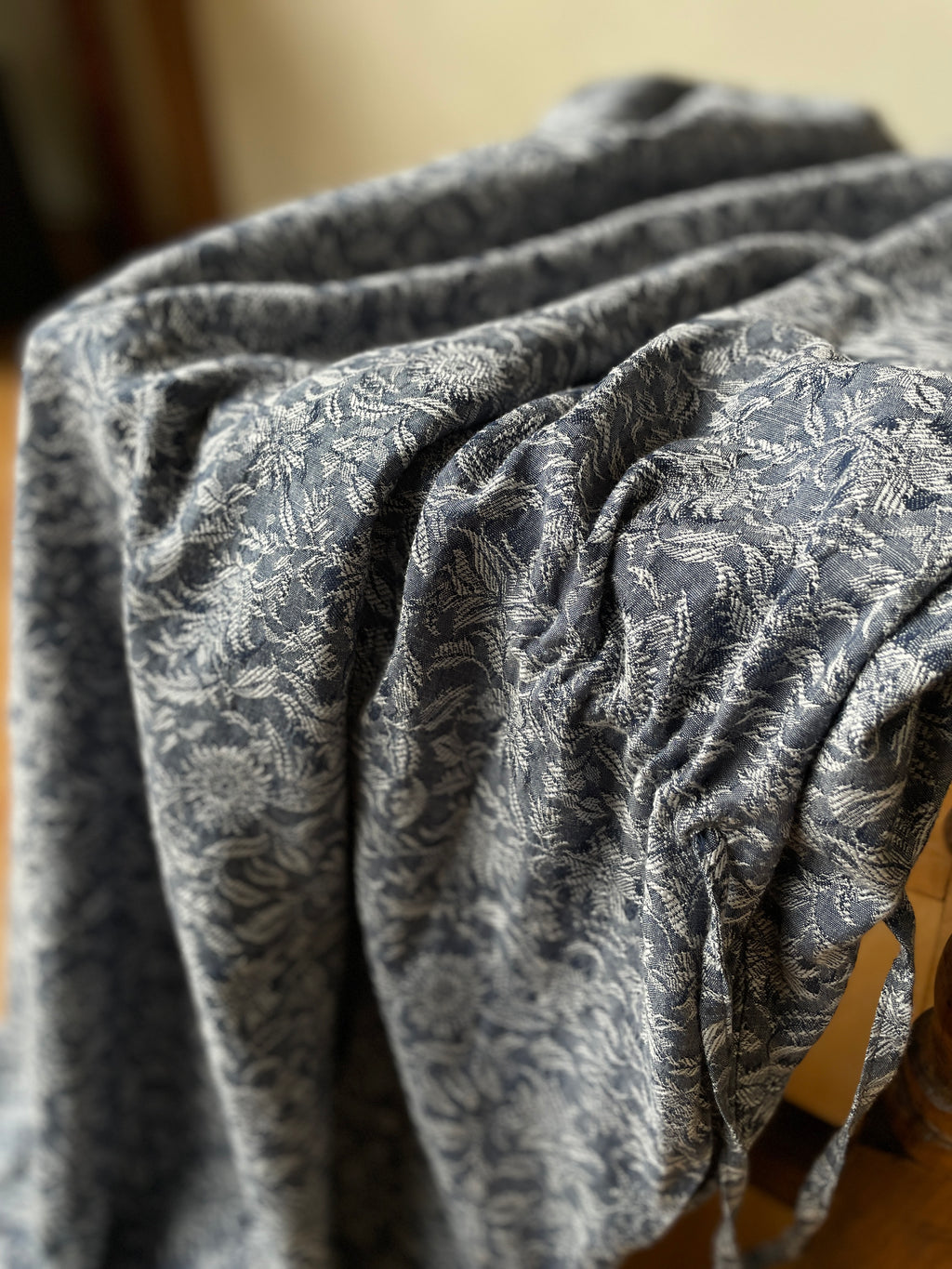 夏影 - Cotton Floral Jacquard Dress -