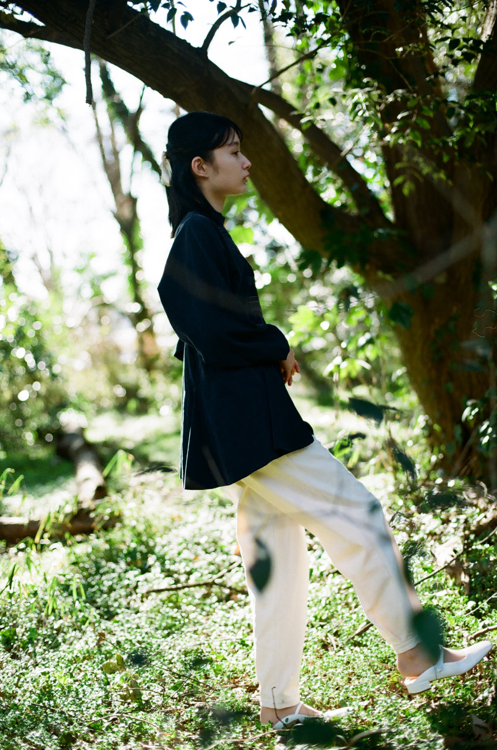 おぼろ月 - Bemberg® Lace Flare Tunic -