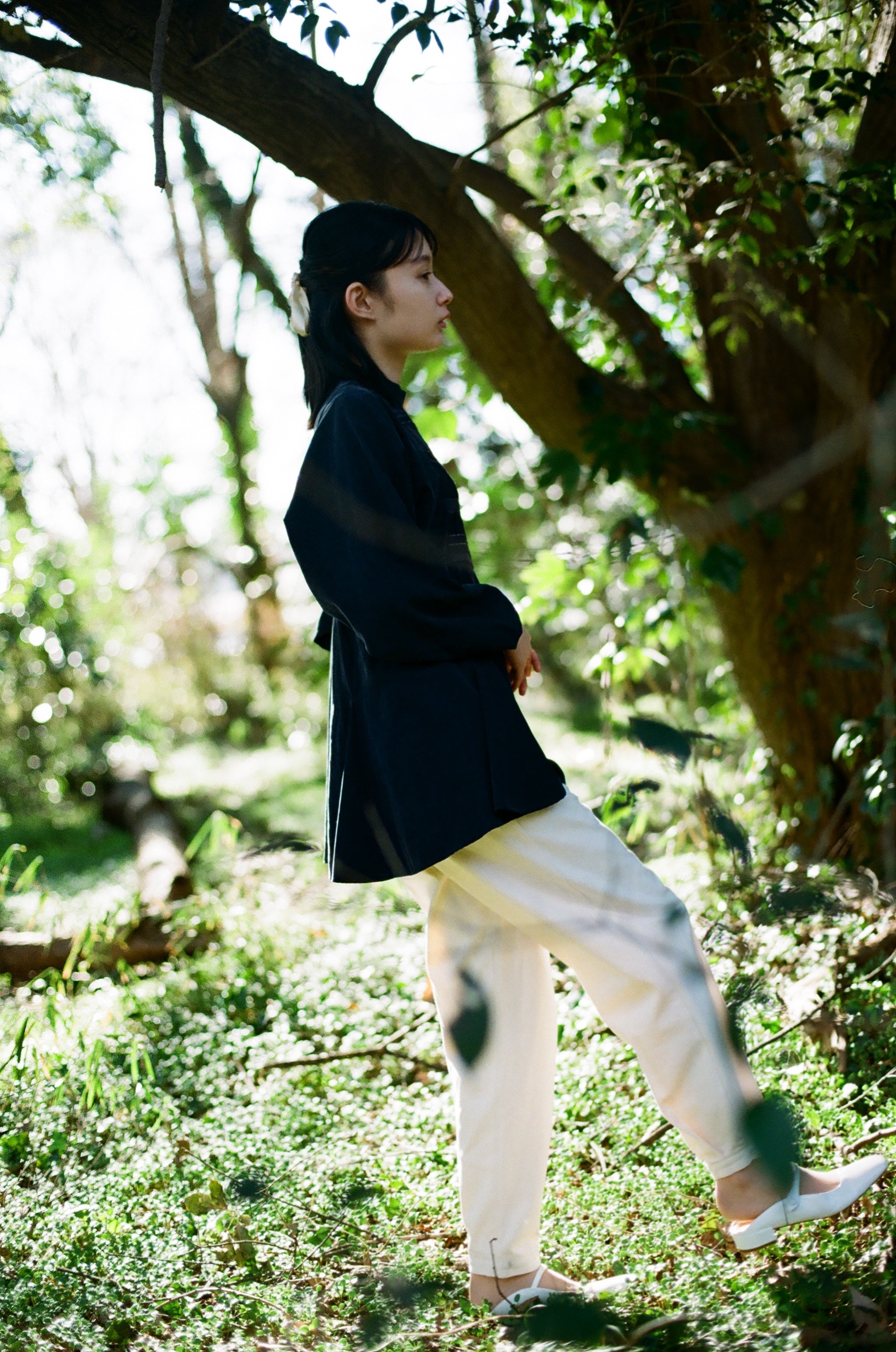 おぼろ月 - Bemberg® Lace Flare Tunic -