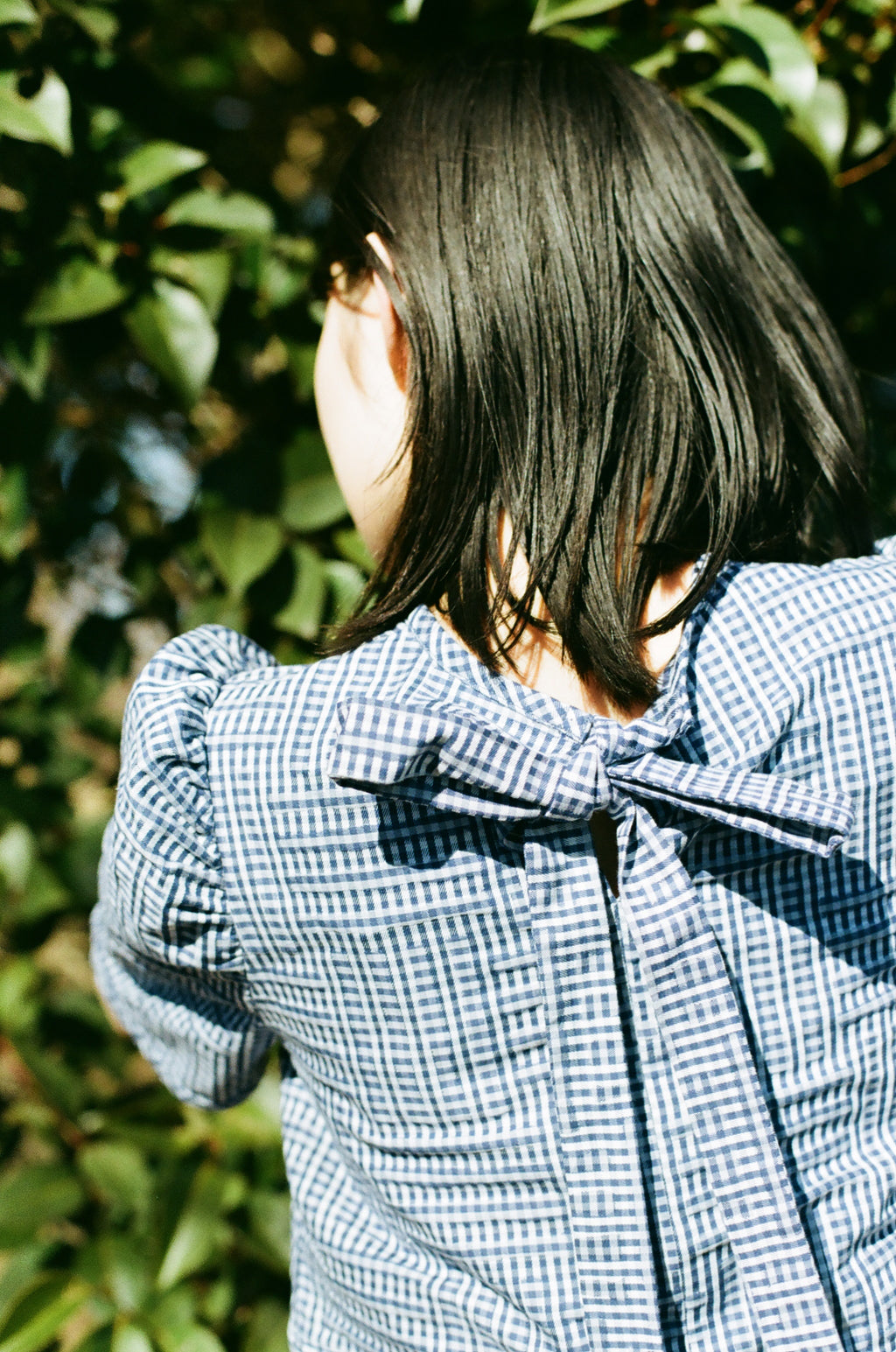 白雲 - Banshu-Ori Jacquard Blouse -