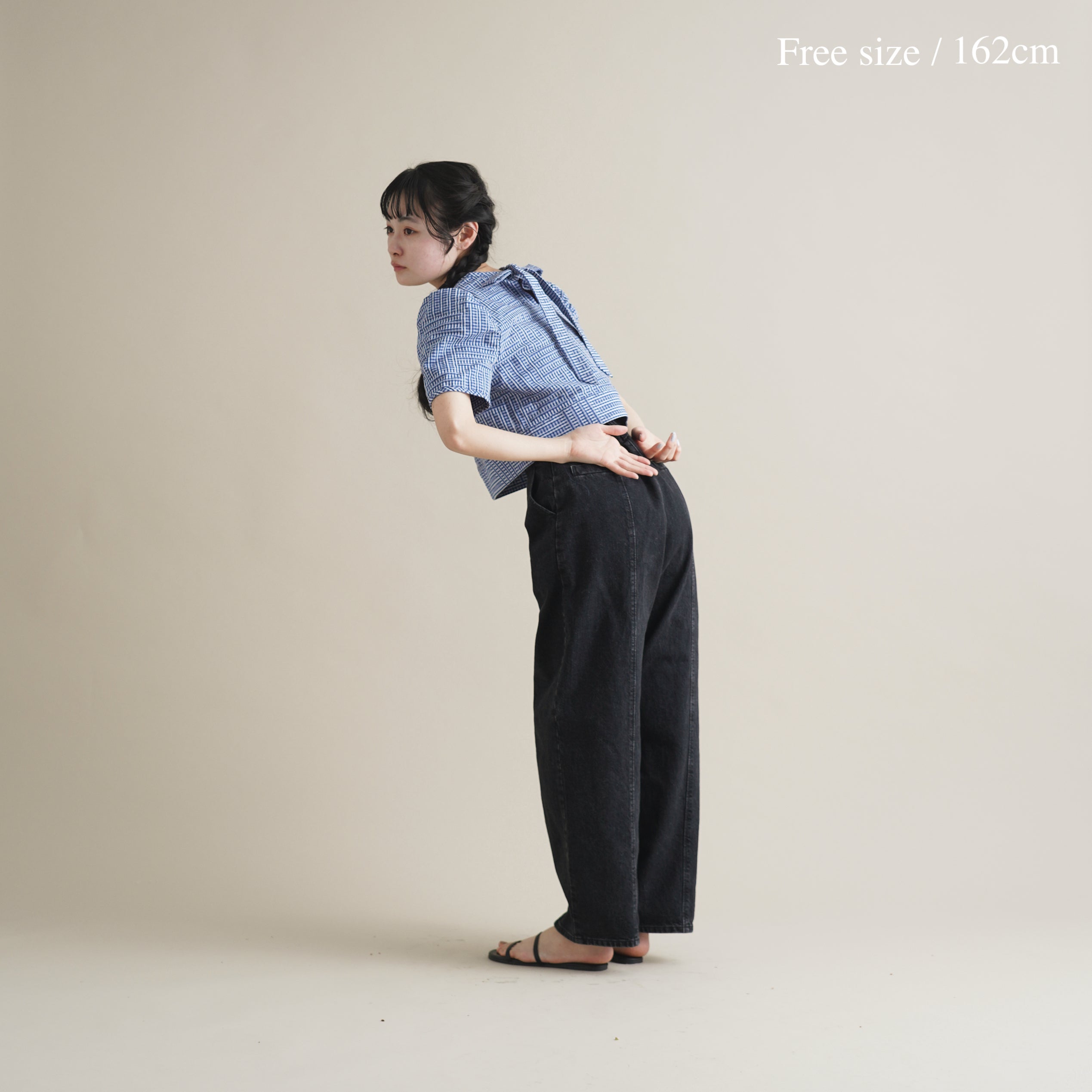 白雲 - Banshu-Ori Jacquard Blouse -