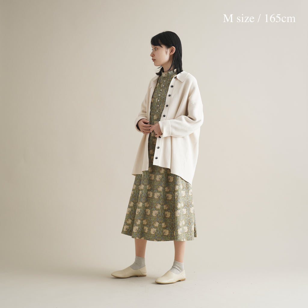 るりはこべ - William Morris Print Dress -