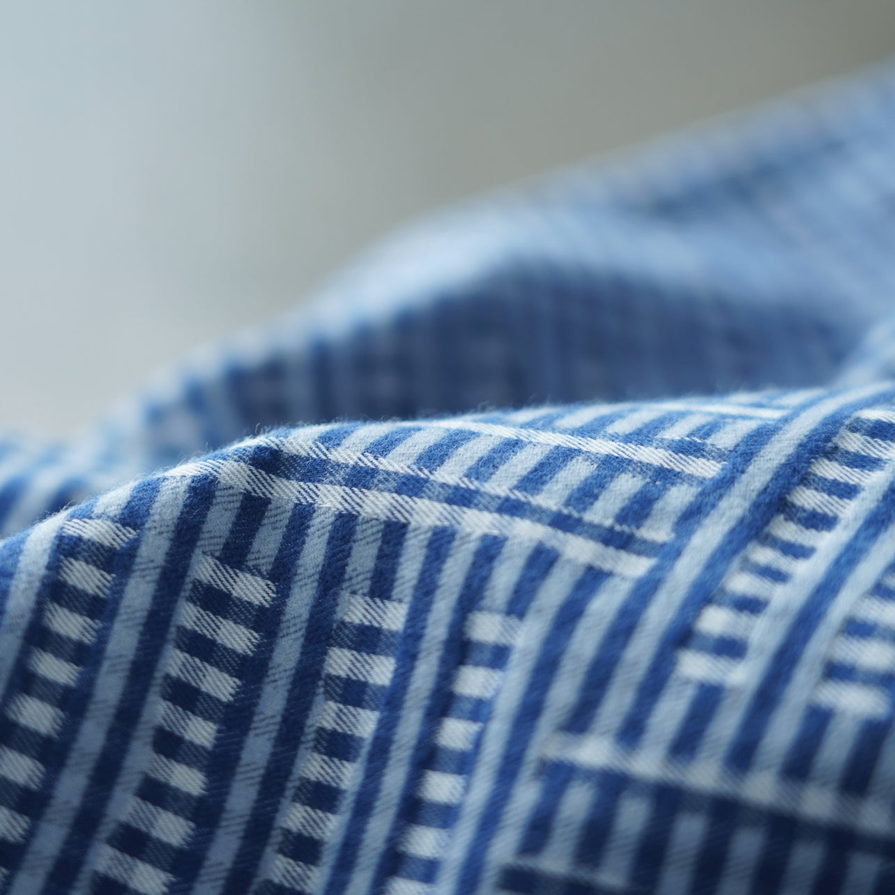 白雲 - Banshu-Ori Jacquard Blouse -