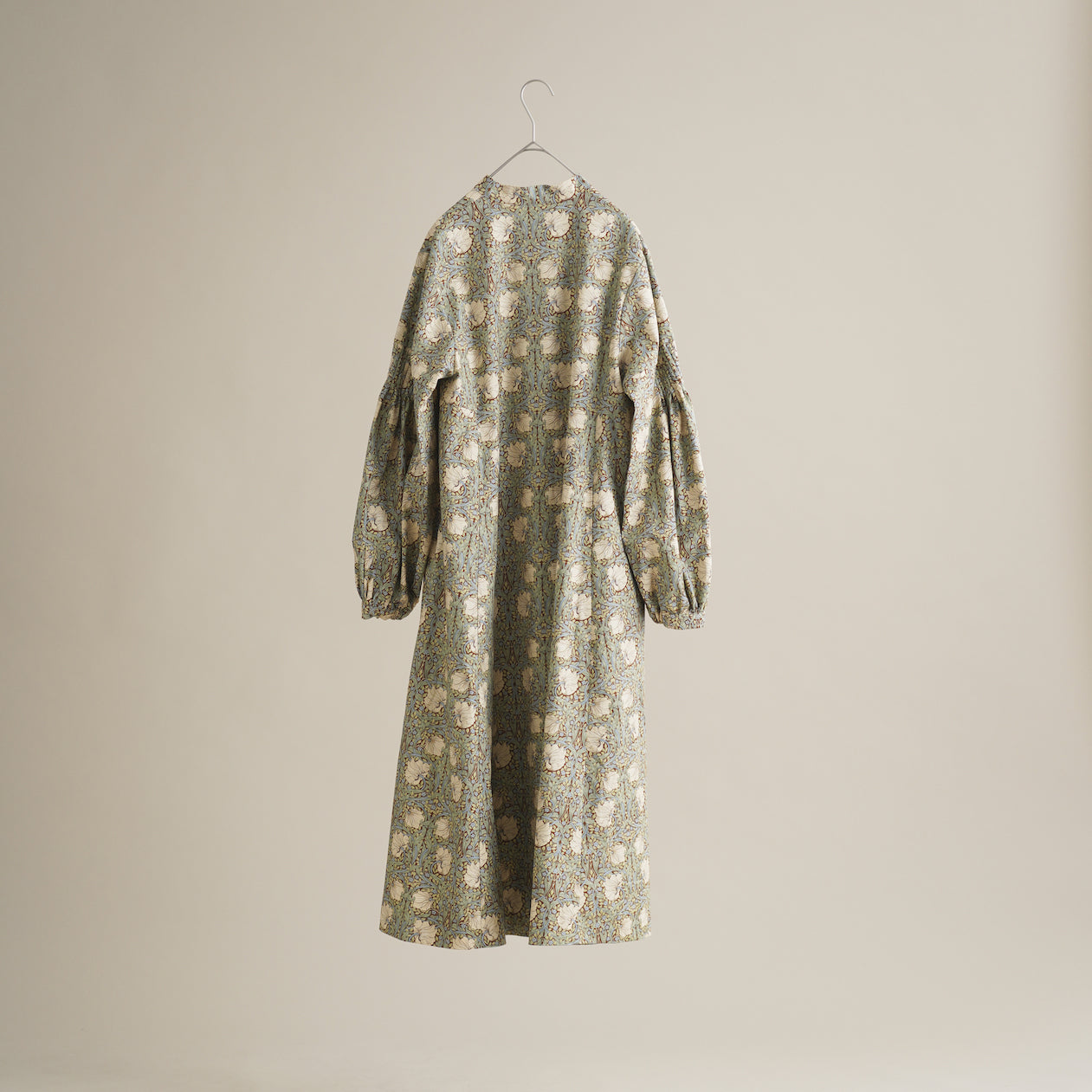 るりはこべ - William Morris Print Dress -