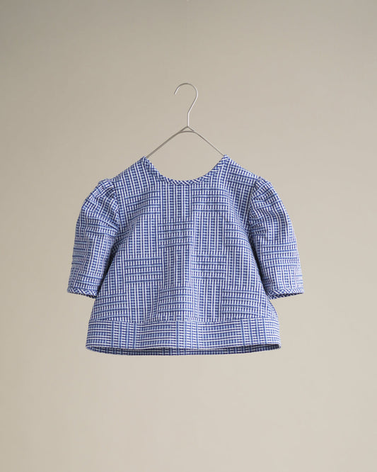 白雲 - Banshu-Ori Jacquard Blouse -